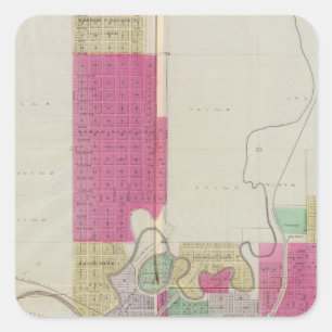 Winfield, Cowley County, Kansas Quadratischer Aufkleber