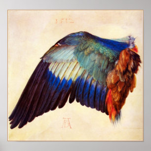 WING AN EINER EUROPÄISCHEN ROLLER POSTER