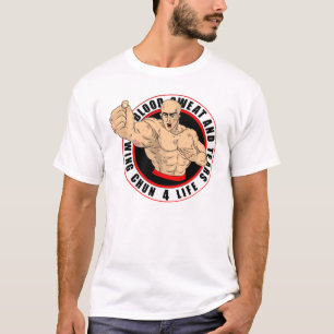 Wing Chun 4 Life - Blut Schweiß und Tränen T-Shirt
