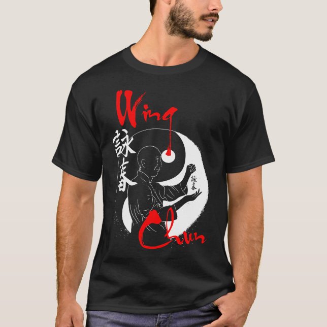 Wing Chun Kung Fu Yin Yang Sifu T - Shirt (Vorderseite)