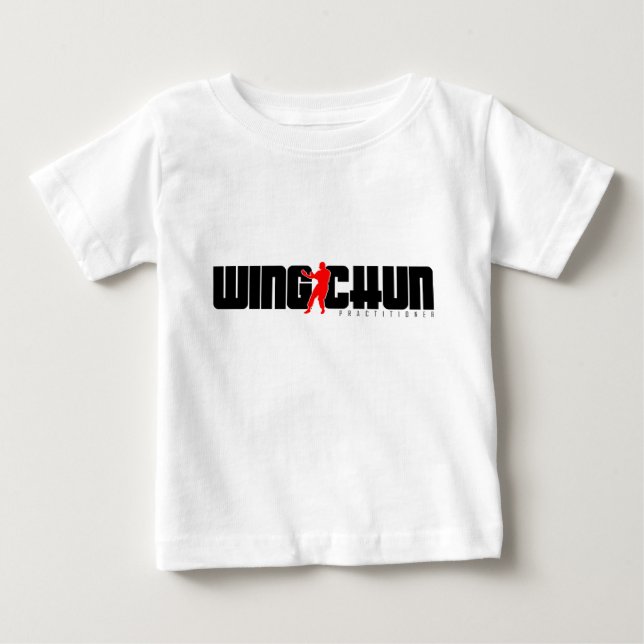 Wing Chun Practitioner Baby T-shirt (Vorderseite)
