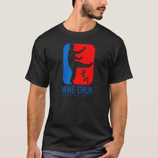 Wing Chun Practitioner "Ip Man Style" T-Shirt (Vorderseite)