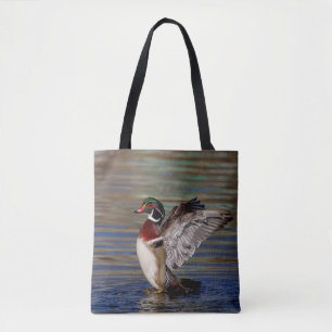 Wing Flapping Wood Duck Tasche