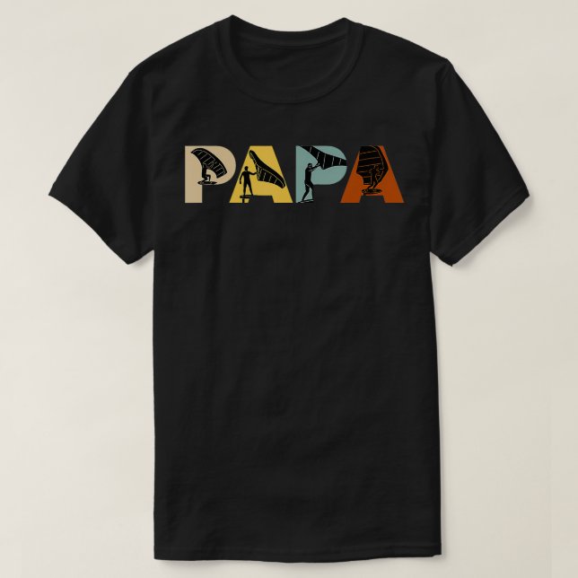 Wing Foil Vater Wing Surf Vater Wingfolie T-Shirt (Design vorne)