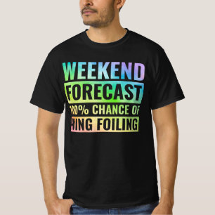 Wing Foiling Hydrofolie Surfen Surf Wassersport T-Shirt