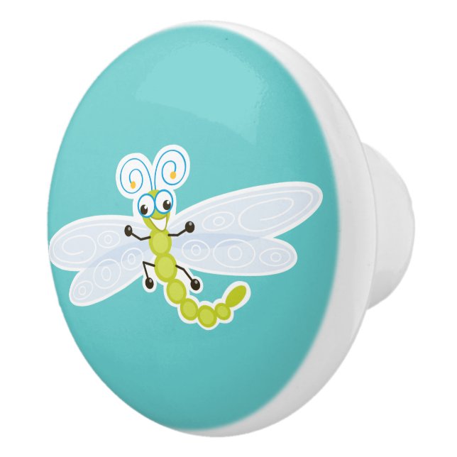 Wing-Nutz™_Dragonfly (Skeeter)_Sweet & Fun Dekorat Keramikknauf (Rechts)
