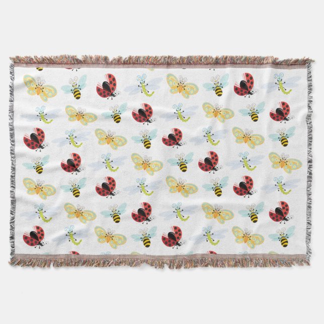 Wing-Nutz™_Fluttering Buddies_pattern Decke (Vorderseite)