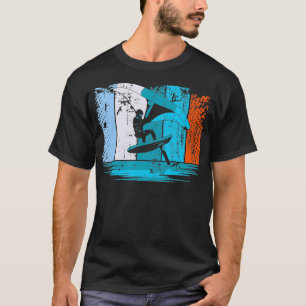 Wing Surf Foil Wingsurfer Retro T-Shirt