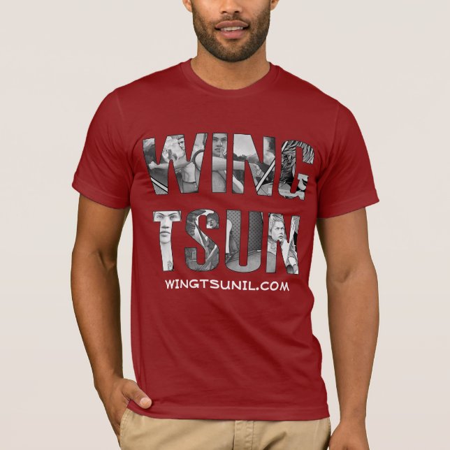 Wing Tsun Illinois Red T-Shirt mit Comic Buch füll (Vorderseite)