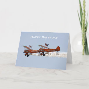 Wing Walkers-Display-Team Karte