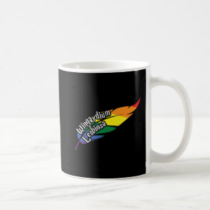 Wingaydium Lesbiosa - Funny LGBTQ+ Magic Pub Kaffeetasse