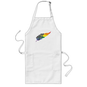 Wingaydium Lesbiosa - Funny LGBTQ+ Magic Pub Lange Schürze