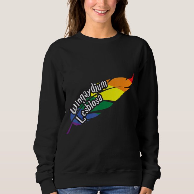 Wingaydium Lesbiosa Hörgerätegewerbe Gays für Stol Sweatshirt (Vorderseite)