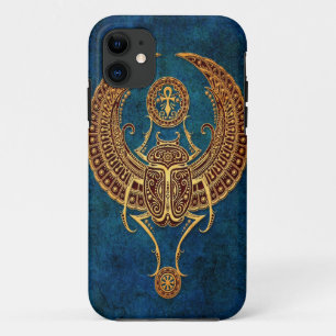 Winged ägyptischer Scarabäus-Käfer mit Ankh - B Case-Mate iPhone Hülle