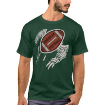 Winged American Football T - Shirt