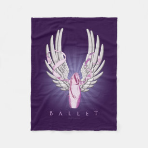 Winged Ballet Fleecedecke