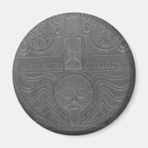 Winged Bildnis-Magnet Momento Mori Magnet