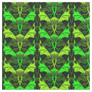 Winged Cthulhu Stoff