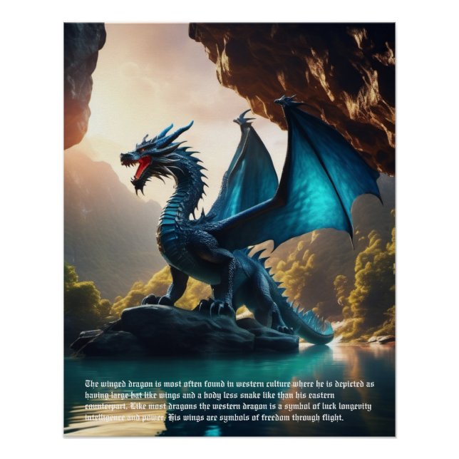 Winged Dragon Poster (Vorderseite)