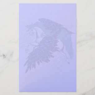 Winged Einhorn-Briefpapier Briefpapier