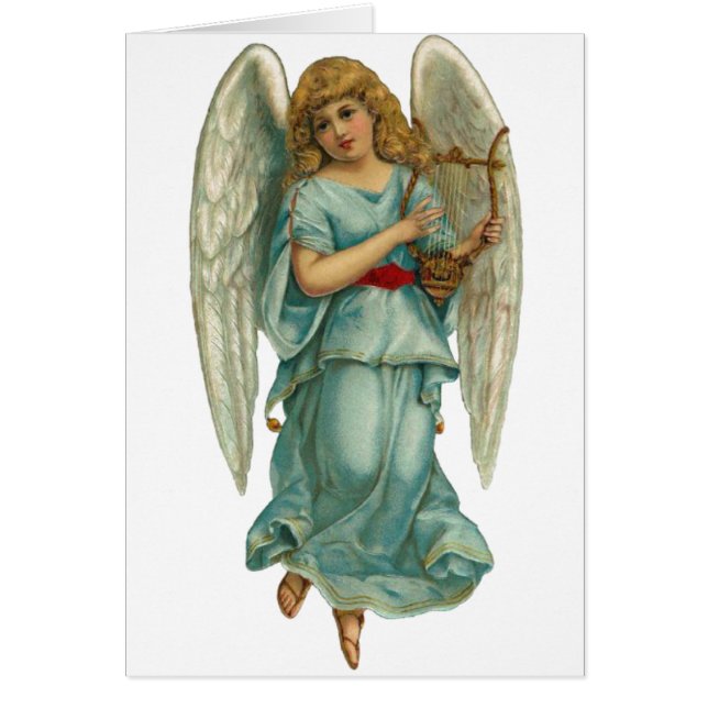 Winged Engel und Harfe (Vorne)