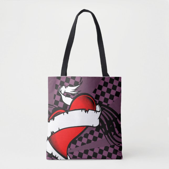 winged fashion heart tasche (Vorderseite)