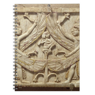 Winged Genies, Assyrian Zeitraum, c.750 BC Notizblock
