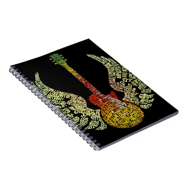 Winged Gitarre Notizblock (Rechte Seite)