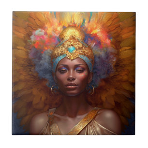 Winged Goddess Fantasy Art Fliese