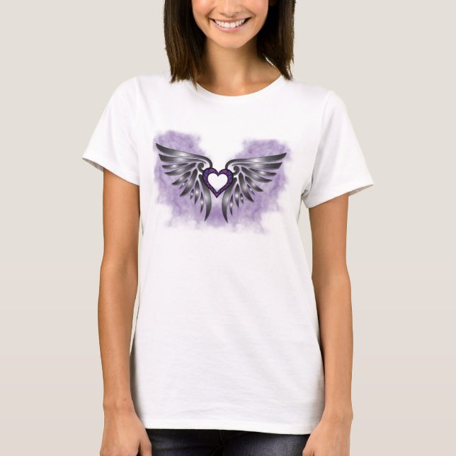 Winged Herz T-Shirt (Vorderseite)