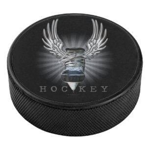 Winged Hockey Eishockey Puck