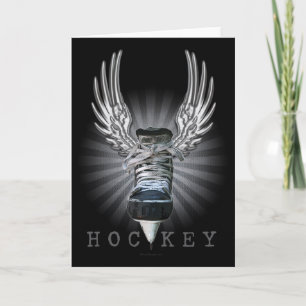 Winged Hockey Karte
