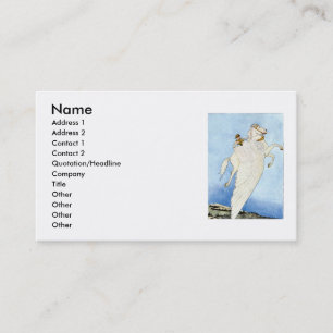 Winged Horse Business Card Visitenkarte