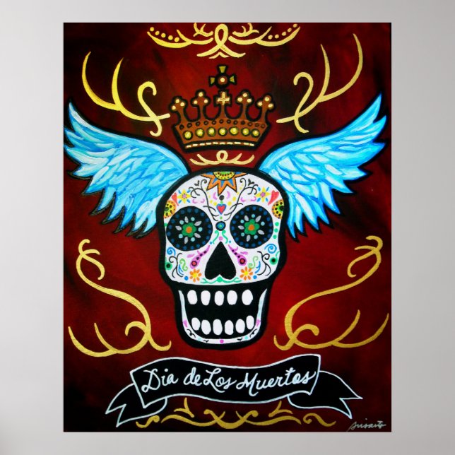 WINGED MUERTOS POSTER (Vorne)