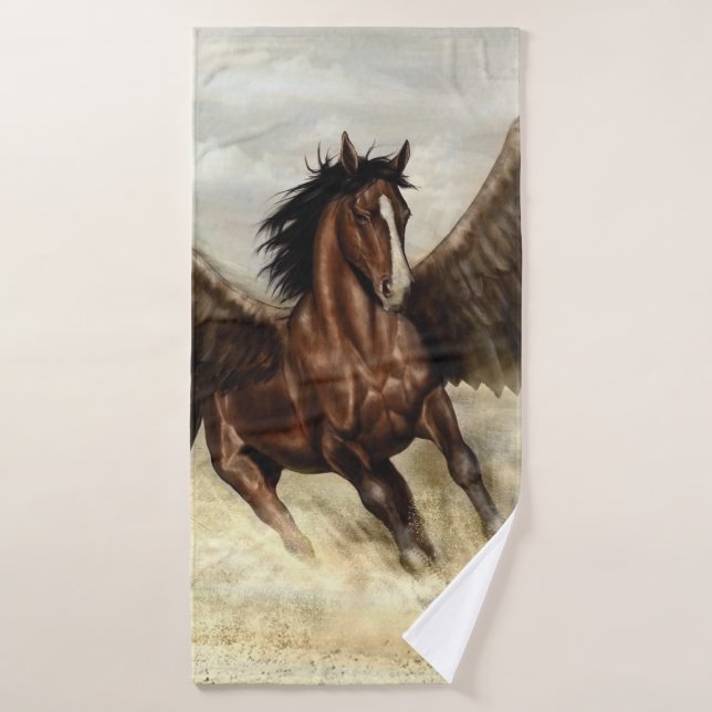 Winged Pegasus Badehandtuch (Badehandtuch)