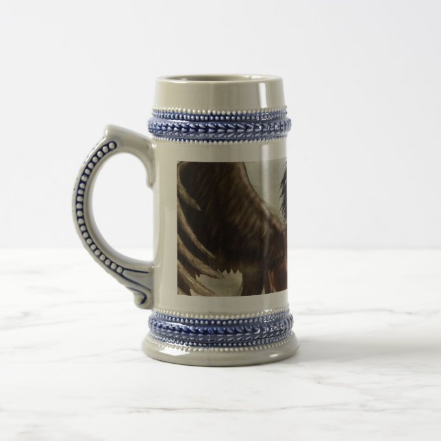 Winged Pegasus Bierglas (Links)