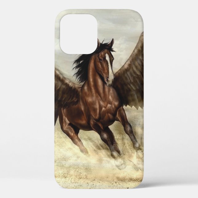 Winged Pegasus Case-Mate iPhone Hülle (Rückseite)
