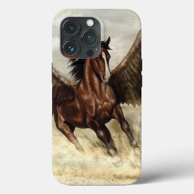 Winged Pegasus Case-Mate iPhone Hülle (Rückseite)