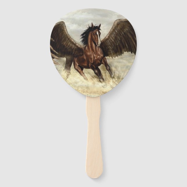 Winged Pegasus Fächer (Vorderseite)