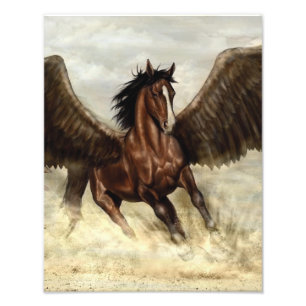 Winged Pegasus Fotodruck