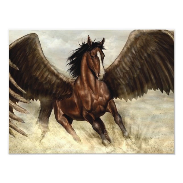 Winged Pegasus Fotodruck (Vorne)