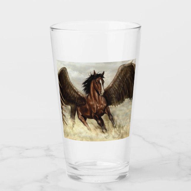 Winged Pegasus Glas (Vorderseite)