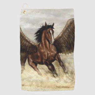 Winged Pegasus Golfhandtuch