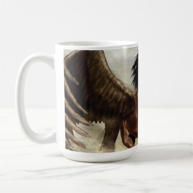 Winged Pegasus Kaffeetasse (Links)