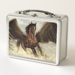 Winged Pegasus Metall Brotdose
