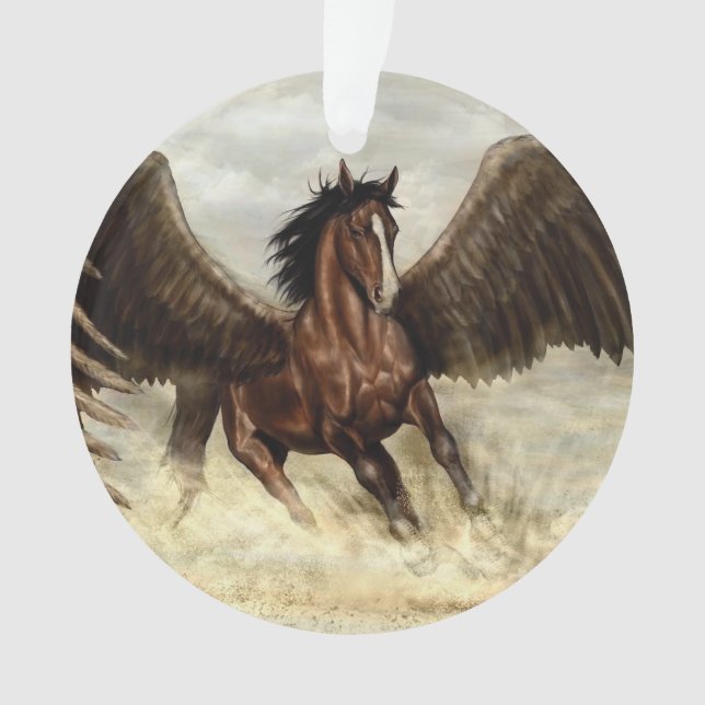 Winged Pegasus Ornament (Vorderseite)