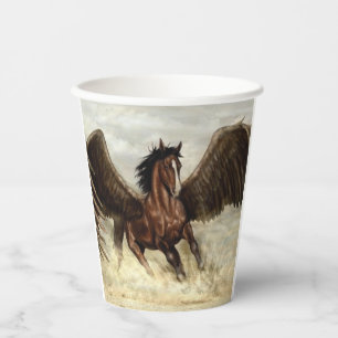 Winged Pegasus Pappbecher