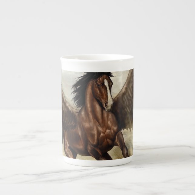 Winged Pegasus Prozellantasse (Vorderseite)