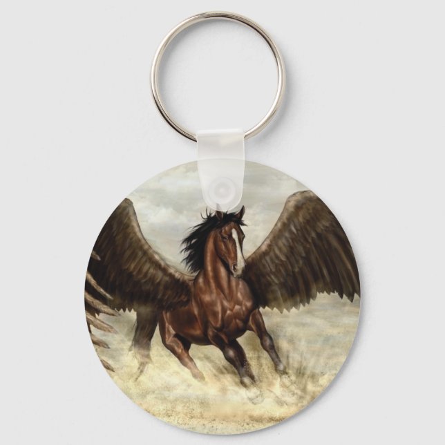 Winged Pegasus Schlüsselanhänger (Vorderseite)