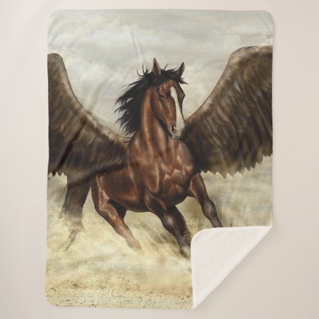 Winged Pegasus Sherpadecke (Vorderseite)